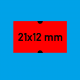 21x12 fluor rood