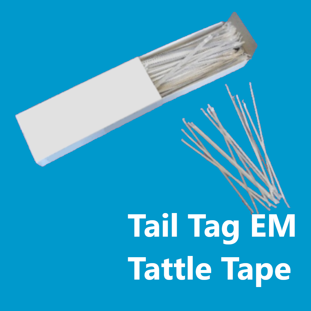 Tattle Tape Tail Tag EM Library Security Labels