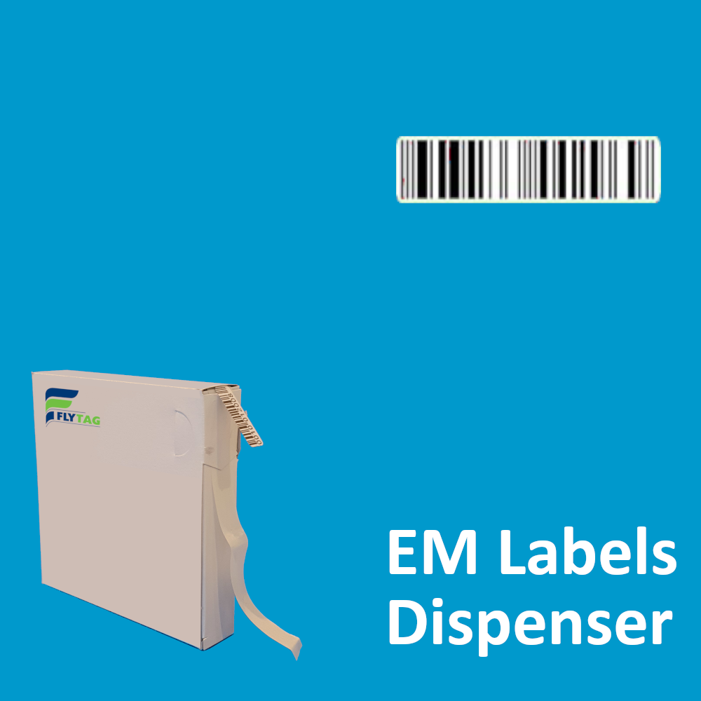 10 x 40 mm EM Security labels Barcode