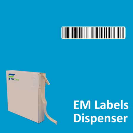 10 x 51 mm EM Security labels barcode