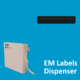10 x 51 mm EM Security labels `zwart