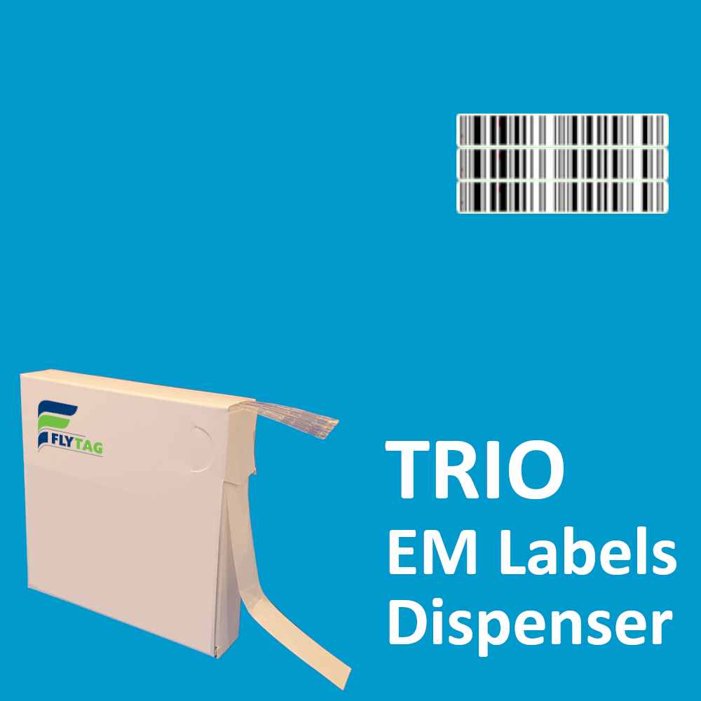 5 x 32 mm EM Security labels Trio Barcode