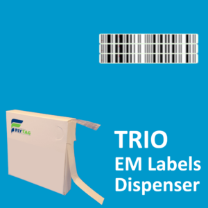 5 x 51 mm EM Security labels Trio Barcode