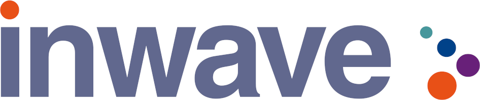 Inwave logo wit